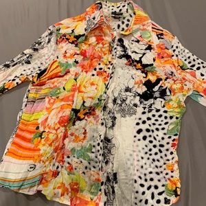 Just cavalli silk button down